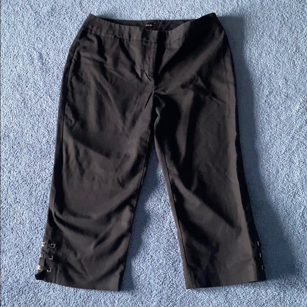 Rafaella Curvy Black Dress Capris Size 10